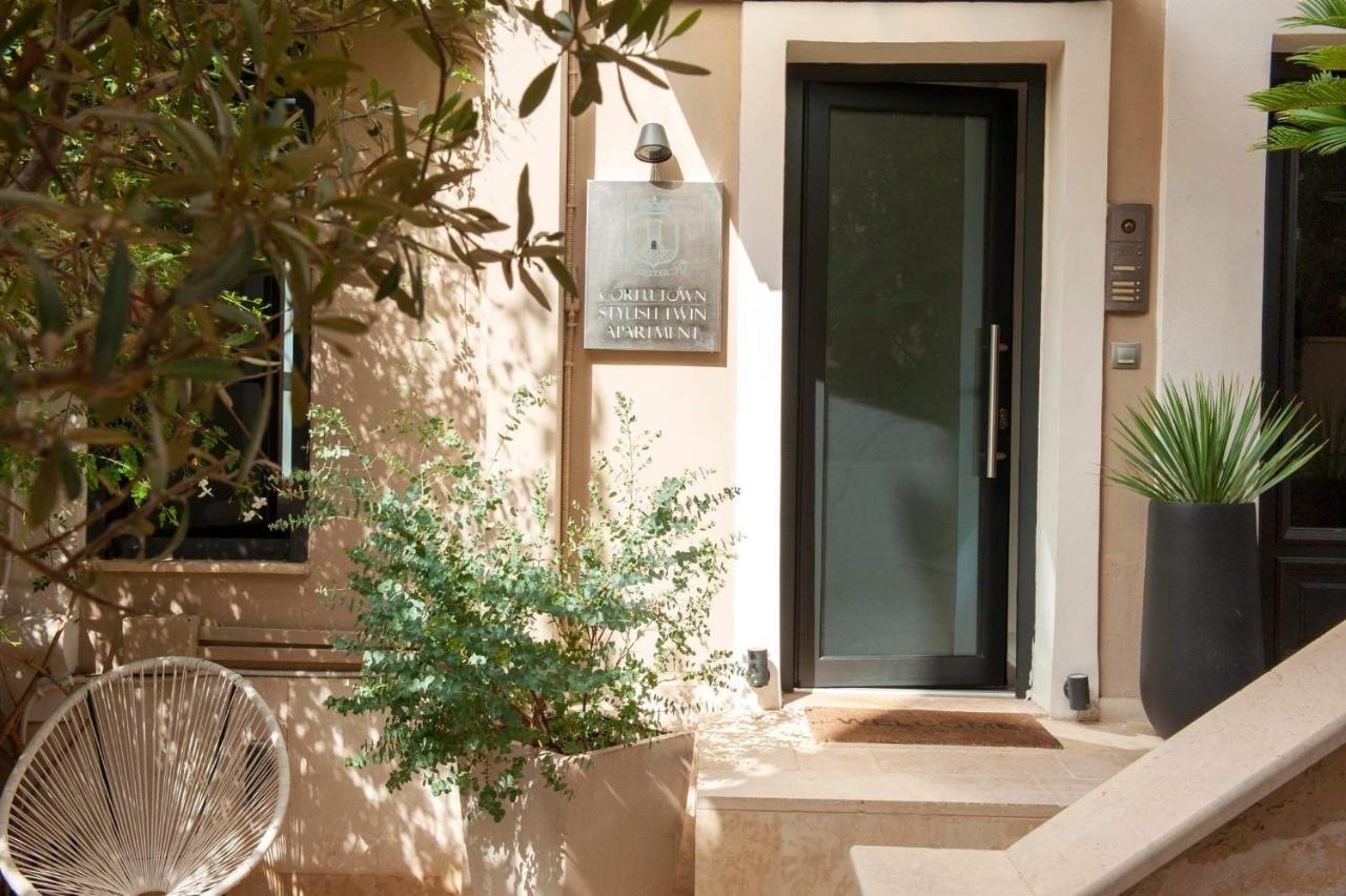Corfu Town Stylish Twin Apartment Exterior foto